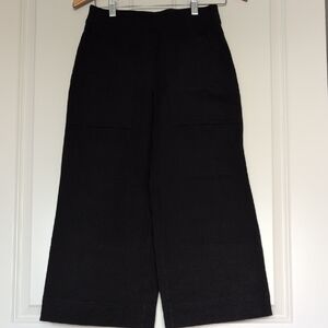 SPANX Cropped Wide-Leg Pants In Black